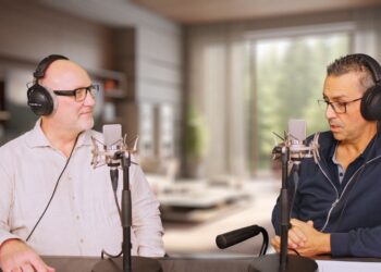 Marco and Hans-Ole Vitus recording Tech Talk in the Best of High End studio
