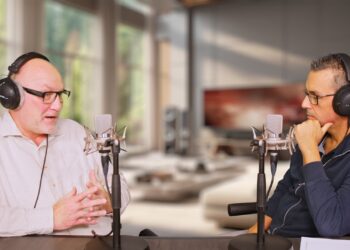 Hans-Ole Vitus and Marco recording Tech Talk 2 in the Best of High End studio