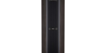 Bowers and Wilkins 803 D5 floorstanding loudspeaker rear terminal panel with four binding posts for bi-wiring or bi-amping