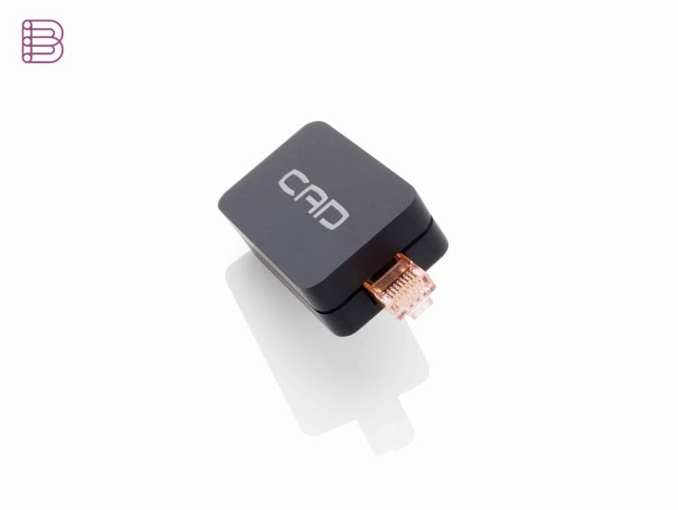 CAD Ethernet Control with its RJ45 socket for the network cable