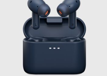 Cambridge Audio Melomania A100 SE wireless earbuds in Blue