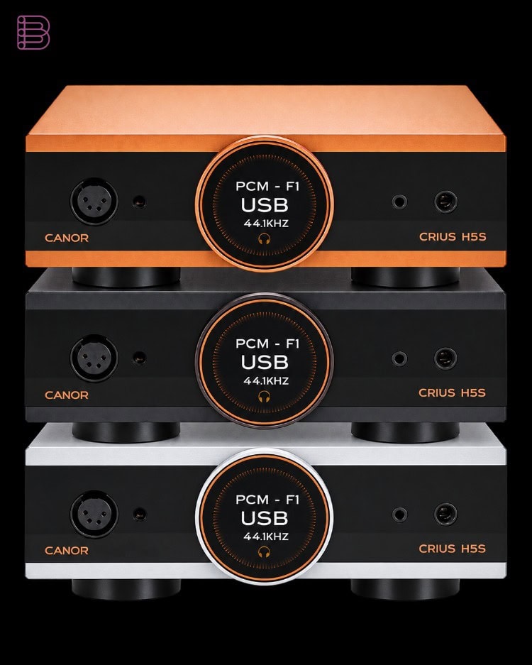 CANOR Crius H5S in copper, black and silver finishes