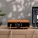 CANOR Crius H5S headphone amplifier and DAC on a desktop