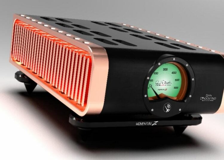 Dan D'Agostino Momentum Z Monoblock Amplifier on the new Momentum Z Amplifier Stands
