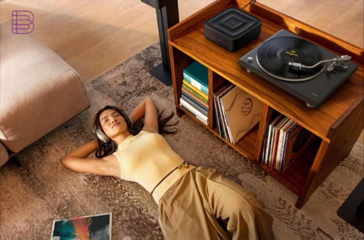 Denon DP-500BT tweekleurige afwerking