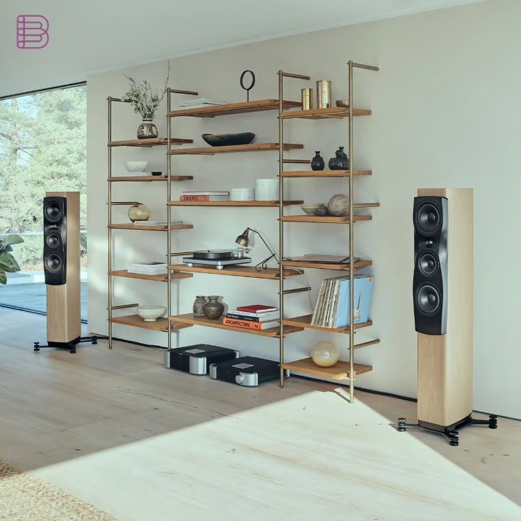 Dynaudio Confidence 30i floorstanding speaker in a living room