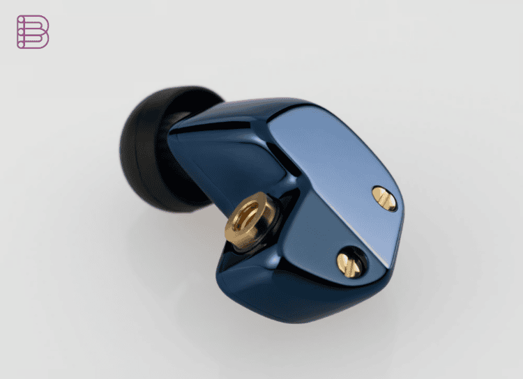 Final A8000 DC single earpiece, stainless steel housing