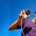 Fosi Audio DAP Neo MP3 player lifestyle shot
