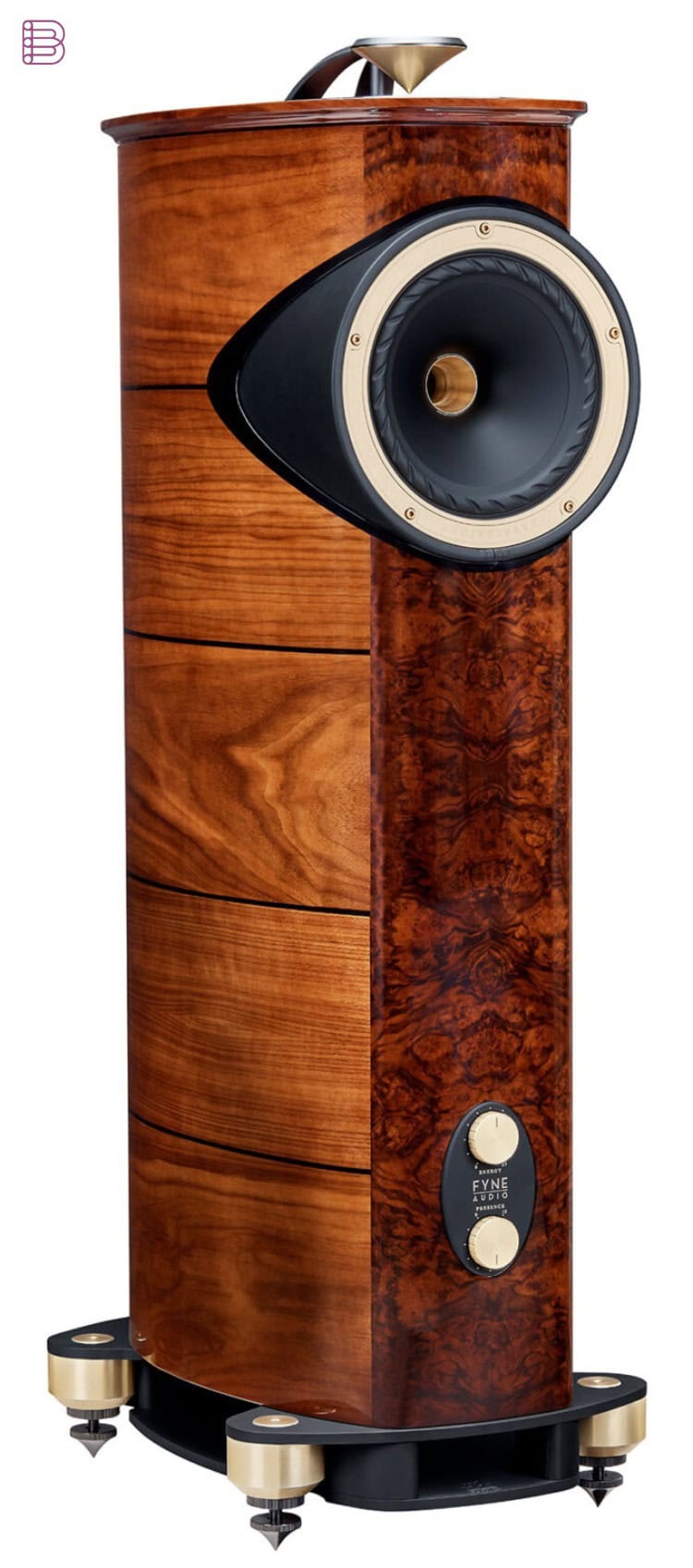 Fyne Audio F1-10 Anniversary luidspreker, driekwart-aanzicht