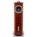 De Fyne Audio F1-10 Anniversary luidspreker, volledig toestel, frontaanzicht in Piano Gloss Walnut
