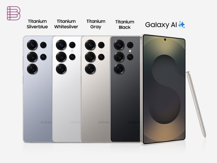Samsung Certified Re-Newed Galaxy S25 Ultra in four Titanium colors