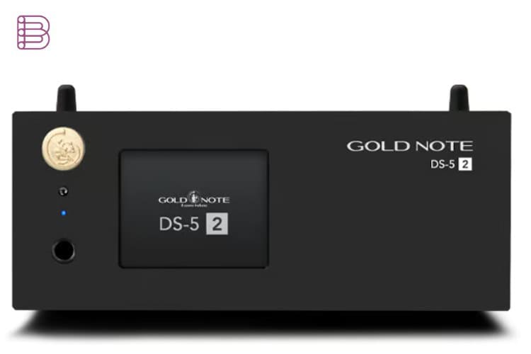 Gold Note DS-5.2 Roon Ready front panel with touchscreen