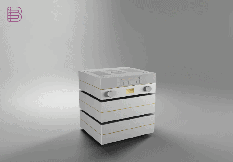 Goldmund Mimesis Statement three-chassis stack