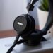 Grado Signature S150 open-back headphones resting on an amplifier