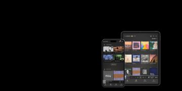 Innuos Sense app shown on phone and tablet