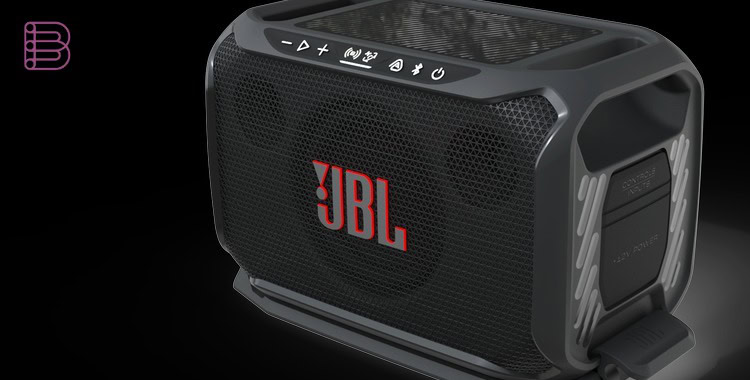 JBL BassPro Go2 marine subwoofer and portable Bluetooth speaker, full view