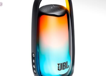 JBL Pulse 6 portable Bluetooth speaker with illuminated handle