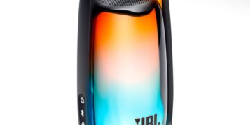 JBL Pulse 6 portable Bluetooth speaker with illuminated handle