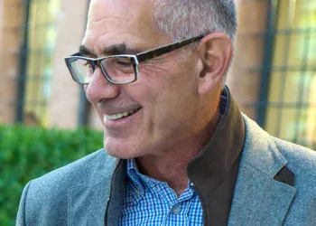 Mark Levinson portrait, high-end amplification pioneer