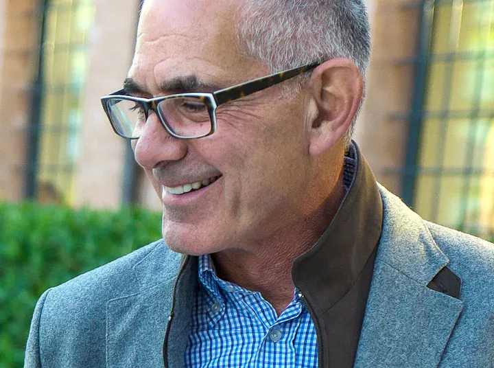 Mark Levinson portrait, high-end amplification pioneer