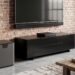 MartinLogan USR51 network AV receiver installed in a living room media console