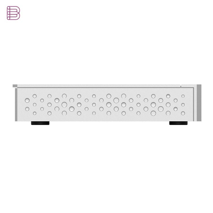 Side view of the Matrix Audio SU-1 USB isolation switcher ventilation panel