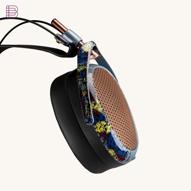 Meze Audio POET Jazz Special Edition Swing State hand-painted headphone