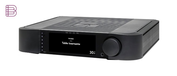 MOON 341 integrated amplifier front panel
