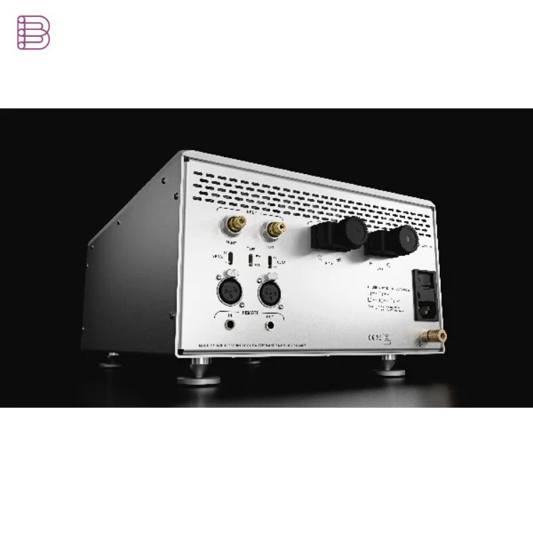 Nagra AMP II-S power amplifier rear panel with connectors