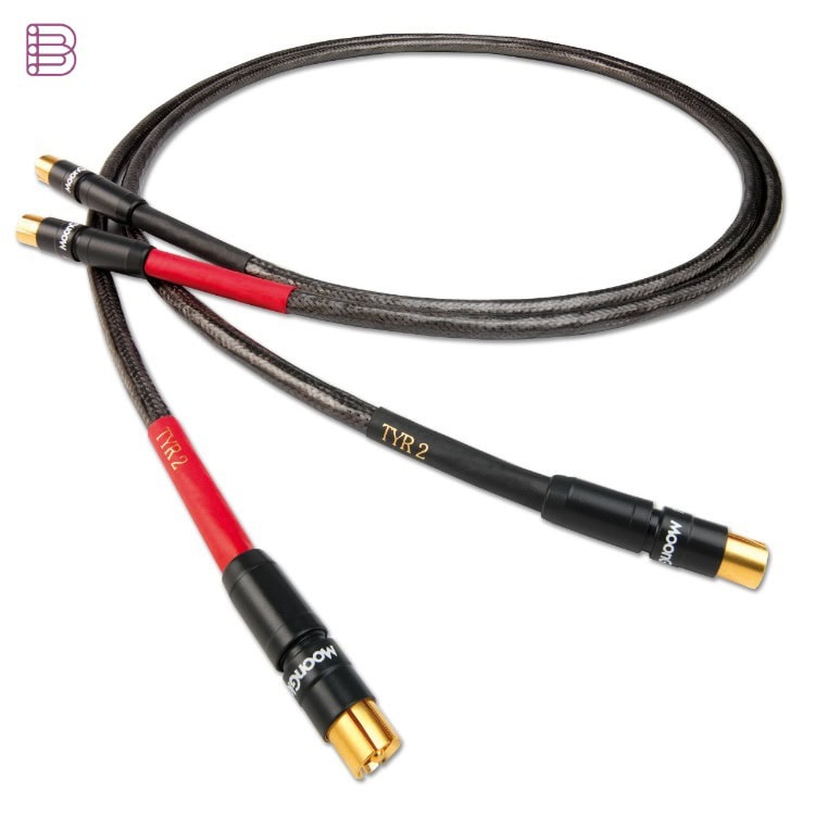 Nordost Norse Tyr 2 analog interconnect cable with RCA connectors on both ends