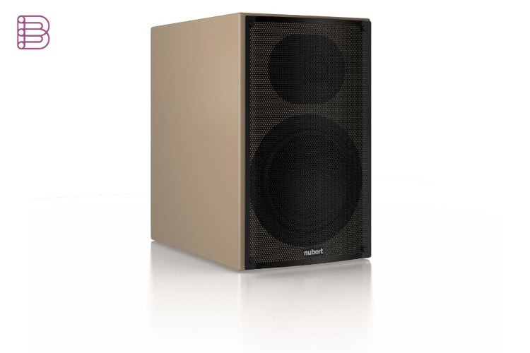 Nubert nuLine 34 bookshelf speaker in Cappuccino finish