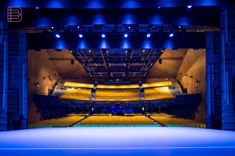 Panasonic Factory International projection, Aviva Studios auditorium
