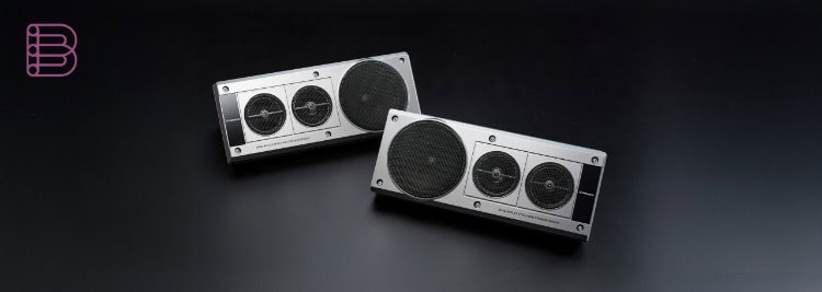 Pioneer TS-X40SXT retro box speakers shown as a pair