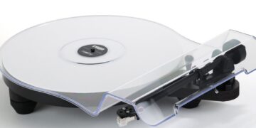 Rega Replay entry-level turntable with dustcover and RB110 tonearm