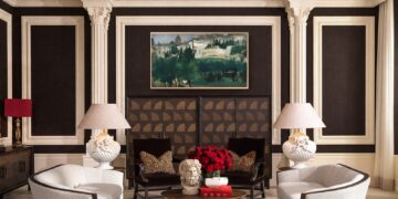 Samsung Art Store High Point Market Eichholtz showroom with The Frame Pro