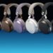Lineup of Sennheiser MOMENTUM 5 Wireless headphones in multiple colour finishes including the new Lavender hue