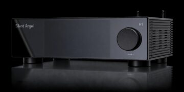 Silent Angel H1 music hub with Wi-Fi antennas