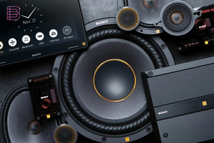 Sony car audio head unit en speakers