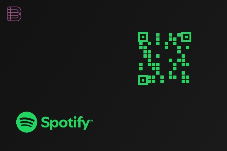 Spotify QR code verification, editorial graphic with official logo