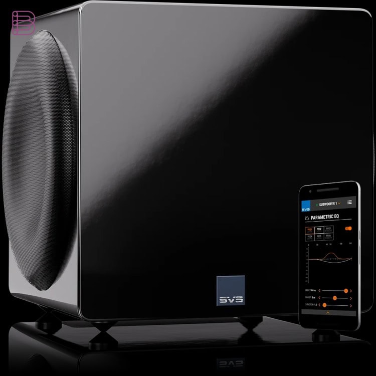 SVS 3000 Micro R|Evolution compact subwoofer in black gloss