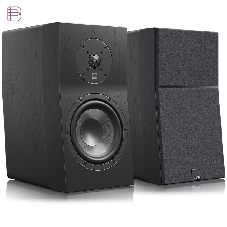 SVS Ultra Evolution Bookshelf pair in Black Oak Veneer finish