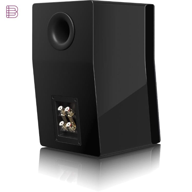 SVS Ultra Evolution Bookshelf, rear three-quarter view showing port and terminals