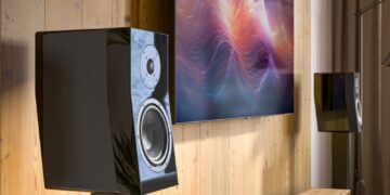 SVS Ultra Evolution Bookshelf speaker in a home theater setup