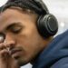 TDM. Neo headphones worn in speaker-to-headphone twist design