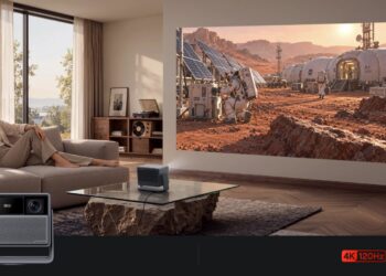 XGIMI HORIZON 30 Series 4K laser projector in a living room