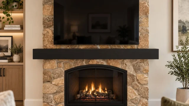 NextLevel Acoustics hides true theater sound inside the new Mantelbar — a custom soundbar built right into your fireplace mantel. Link in bio for the full story. #hifi #hometheater #highendaudio #soundbar #custominstall #cinema5 #sonosarc #smarthome #luxuryhome #audiophile