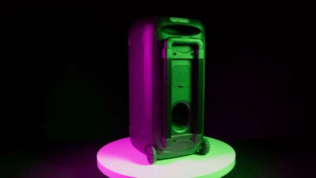 Big sound, built to roll 🎉 The Fresh 'n Rebel Party Loud L packs 160W RMS, a built-in LED lightshow, mic + guitar inputs and wheels so you can bring it anywhere. First Look video and full breakdown via link in bio. #FreshnRebel #PartyLoudL #BluetoothSpeaker #PartySpeaker #AudioGear #BestOfHighEnd
